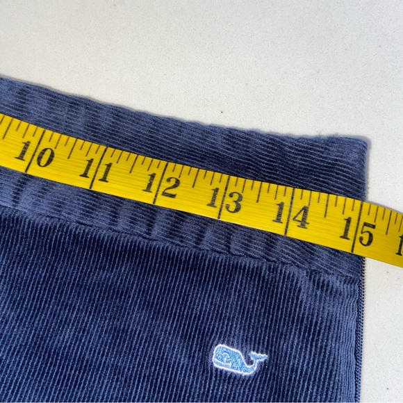 Vineyard Vines Women’s 2 Navy Corduroy Skirt Classic all over Embroidered Whale - Picture 4 of 6